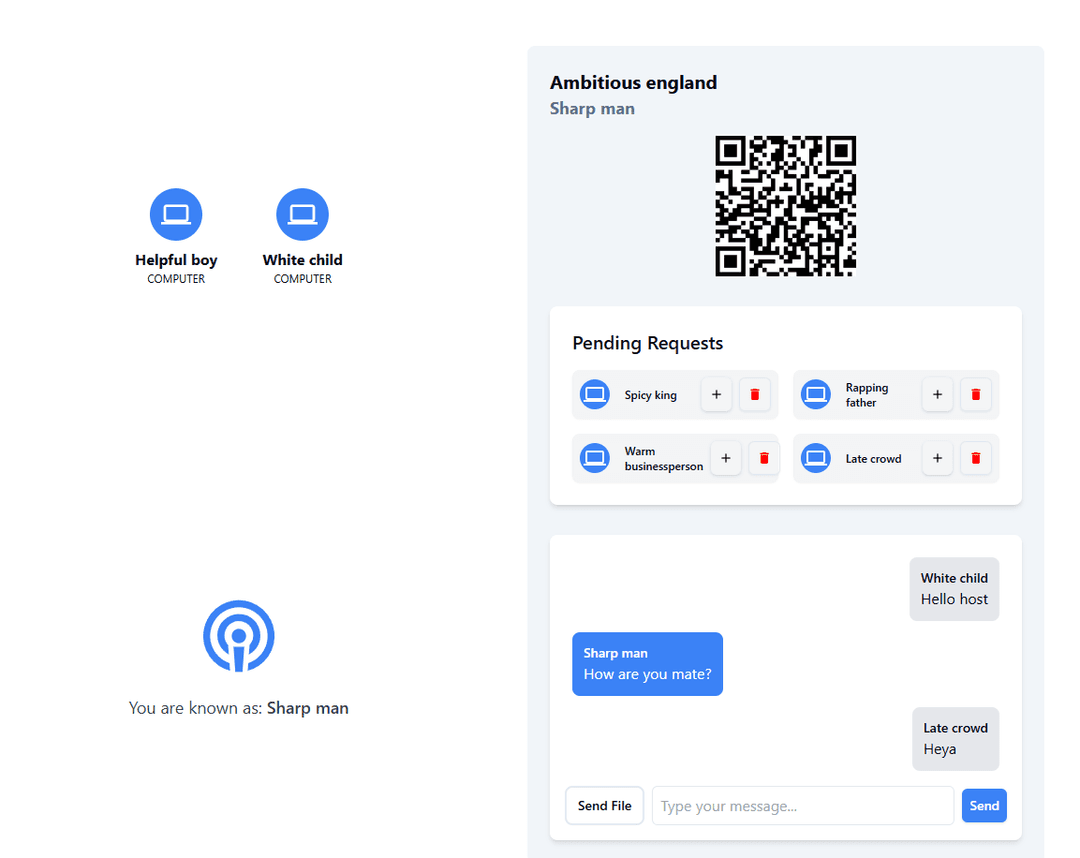 Sharedrop file share